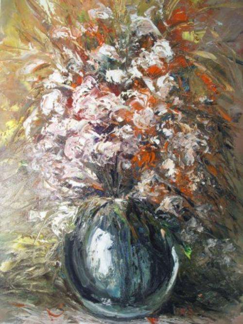 Wilhelm Ploner - Still life stunner - Absolutely beautiful and large!! - Reduced price!